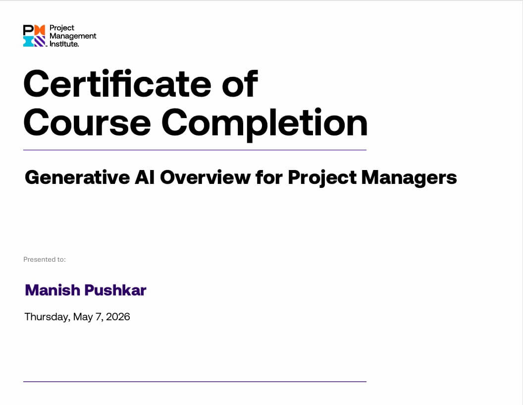 PMI Generative AI