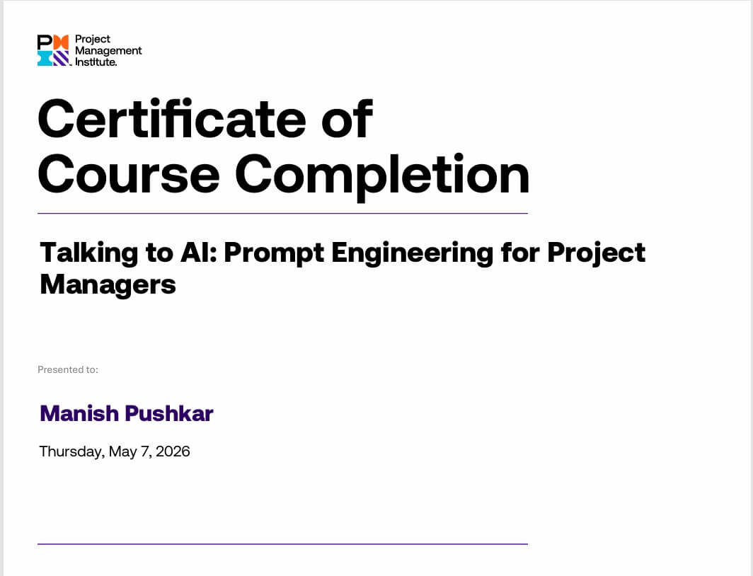 PMI Talking to AI